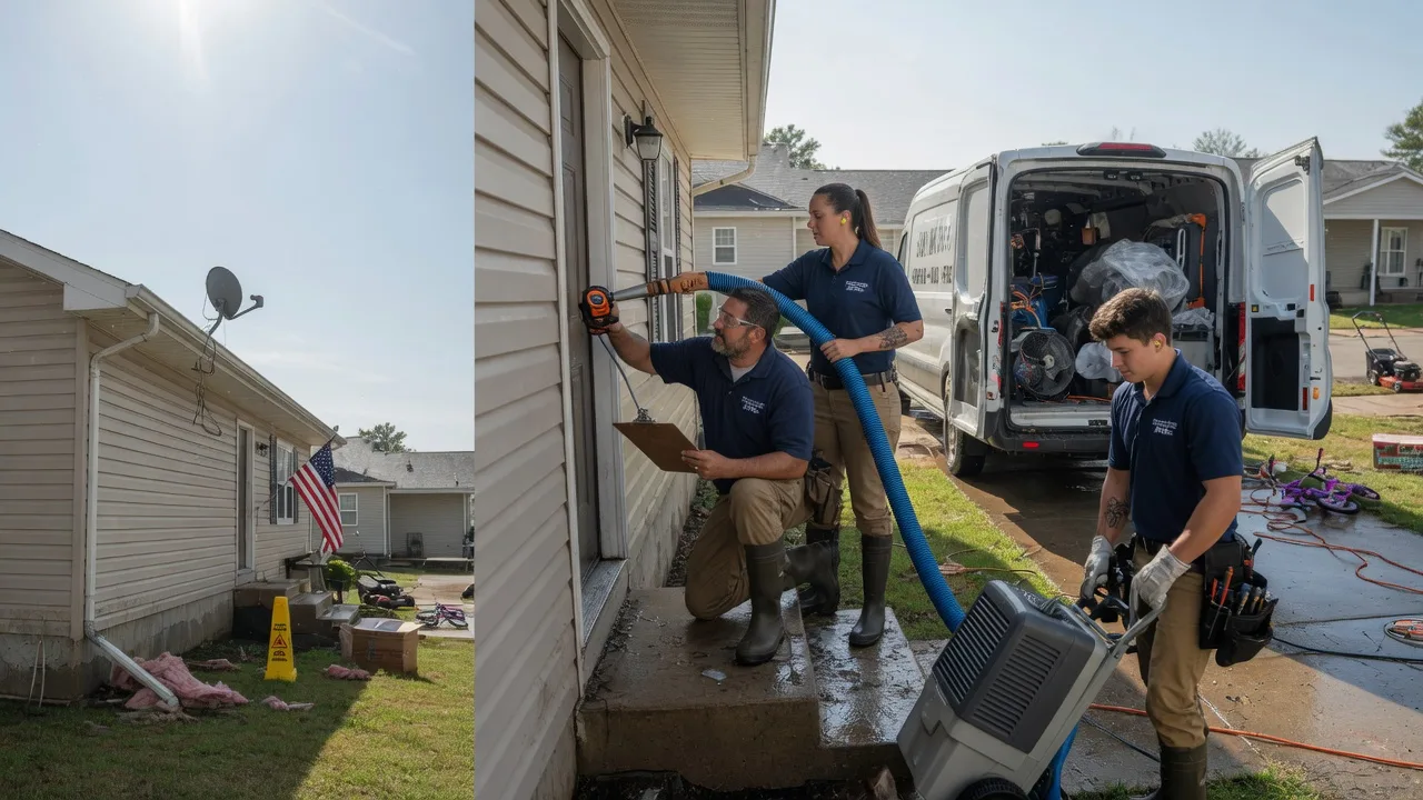 Ceiling Water Damage Restoration in Atchison, KS near me